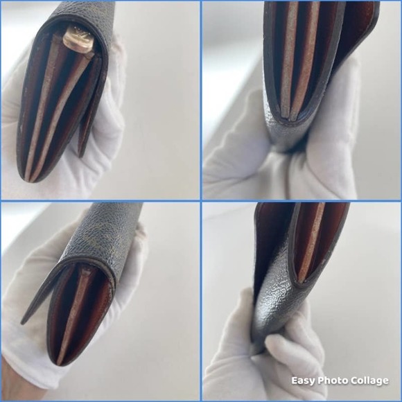 LOUIS VUITTON Vintage Monogram Sarah Wallet Brown - Picture 7 of 14